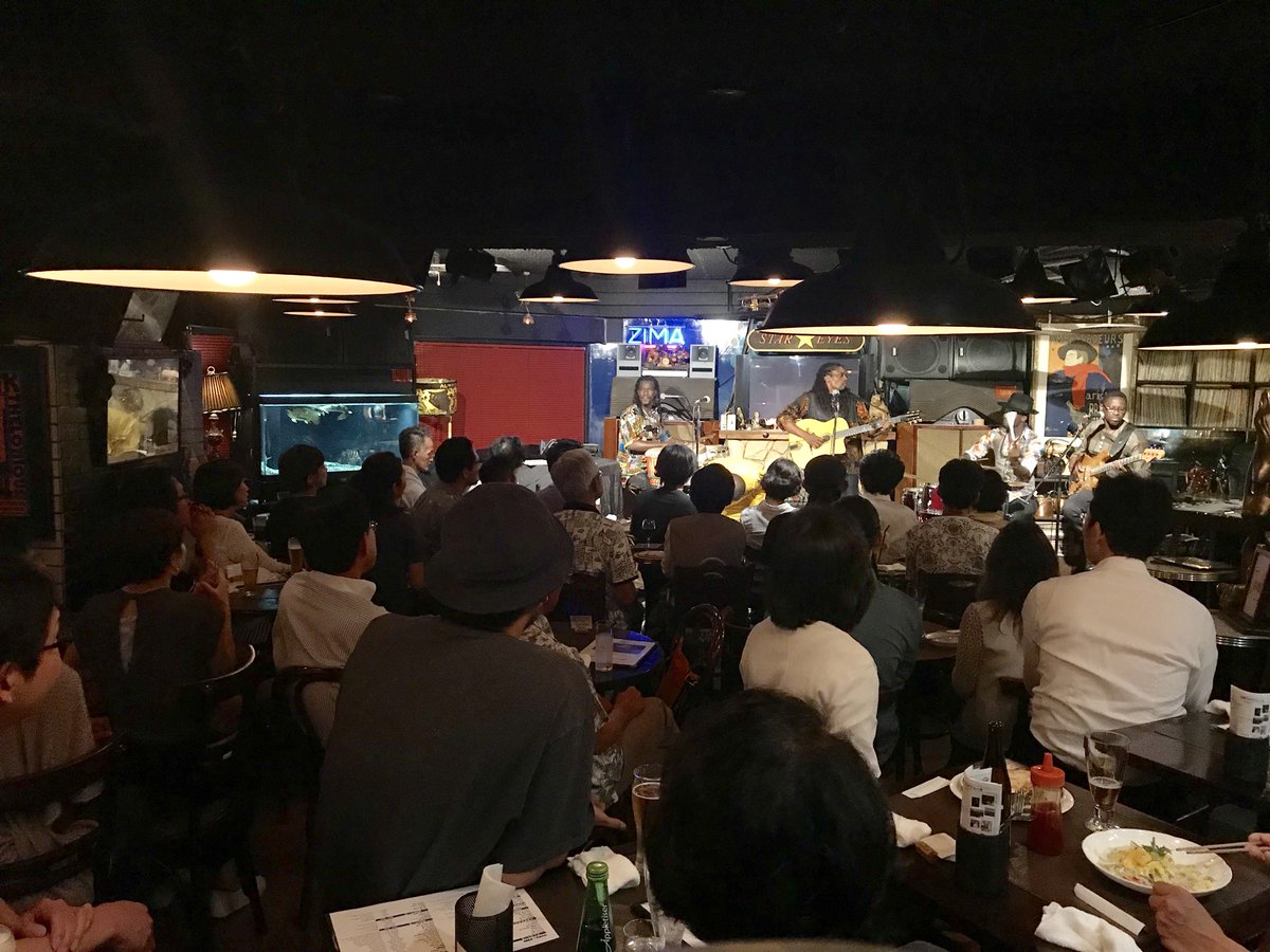 エルヴェ・サム Herve Samb Japan Tour 2018 最終日！ 名古屋/ スターアイズ いっぱいになりました！ありがとうございます！ Full house at Star Eyes jaz club in Nagoya, Japan! Merci! #hervesamb #jazzsabar