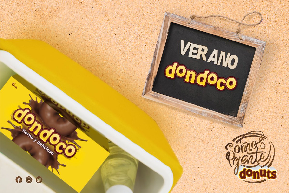 GenteDonuts's tweet photo. Este #verano ¡que no se te derrita tu #Dondoco! 😋 Mantén el sabor de su #chocolate y la ternura de su interior guardándolo en la nevera. 😉
¡Refresca tu Dondoco! 🍩❄️
#SomosGenteDonuts #Donuts #Canarias #IslasCanarias #FelizMartes https://t.co/YZ61ZfstuL
