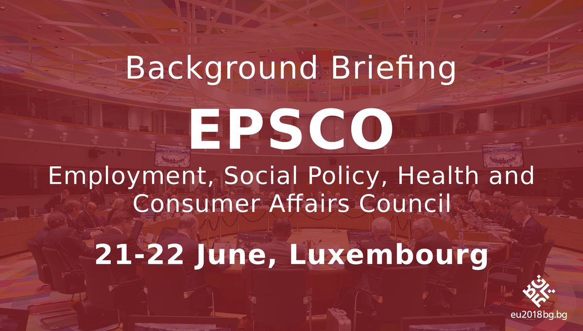 BGPermRepEU's tweet photo. Content-intensive #EPSCO @EUCouncil on 21/21 June. Ministers will discuss #social systems coordination, #WorkLifeBalance, working conditions, equal treatment, #futureofhealth and #healthy nutrition for children.
   
  🔎  Find more in the background brief: https://t.co/ntZjnQm891 https://t.co/7ZleV6OboZ