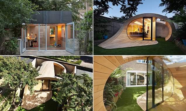 Do you have a 'shoffice'?  Some of these super lux shed-offices look bigger than my house!! Via <a href="/MailOnline/">Mail Online</a> #workingfromhome #WorkLifeBalance buff.ly/2l11aMy