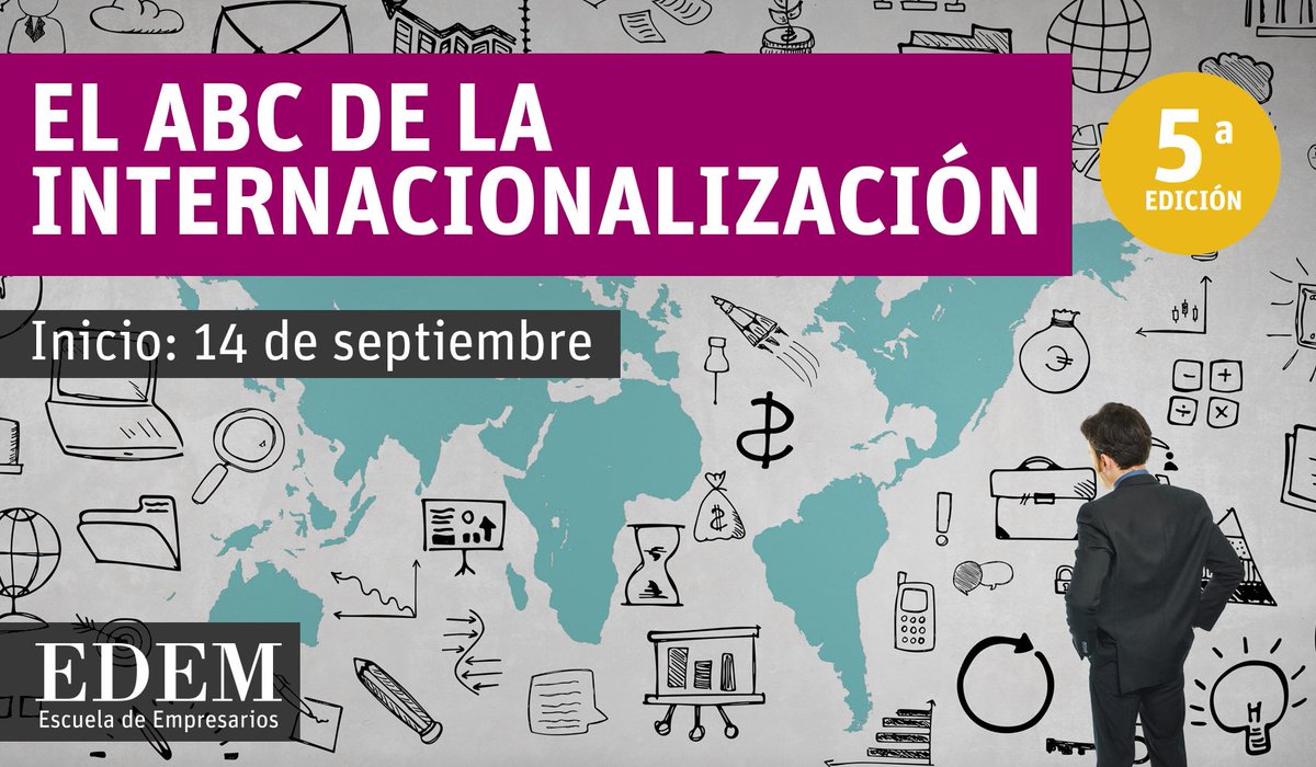 EDEMempresarios's tweet image. 🌎 Lidera el proceso de expansión de tu #empresa con el #ABCdeInternacionalizacion 👉 bit.ly/2yp0UQZ 

➡ Conoce las estrategias y oportunidades de los mercados internacionales
➡ Desarrollar el proceso de expansión y crecimiento en otros países

📆14 de #septiembre 2018