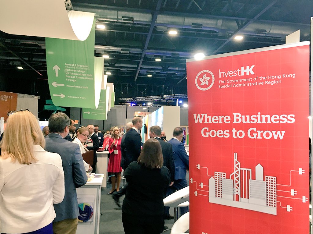 A pleasure to welcome Prince William, The Duke of Cambridge at #Liverpool’s #BusinessFest &amp; w/ full room of #UK #Hongkong international delegates. #royalfamily #business #transport @tradegovukHK