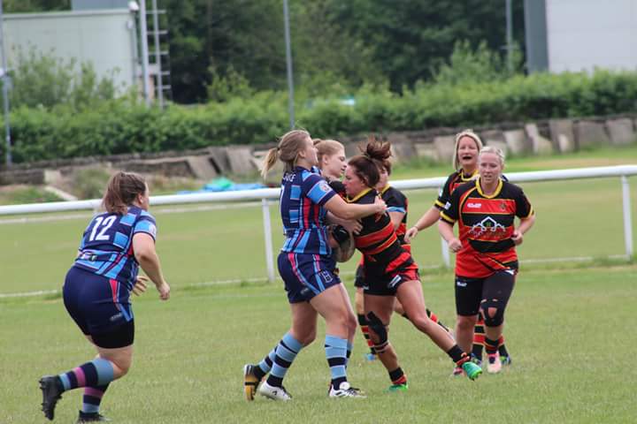 Brighouseladies's tweet photo. A few photos from our ladies team win over Hull Wyke on Sunday. It was a shame the game was abandonded due to injury. #brighouseladies #womensrugbyleague #inmemoryoflildad https://t.co/C5FI6JyeUM