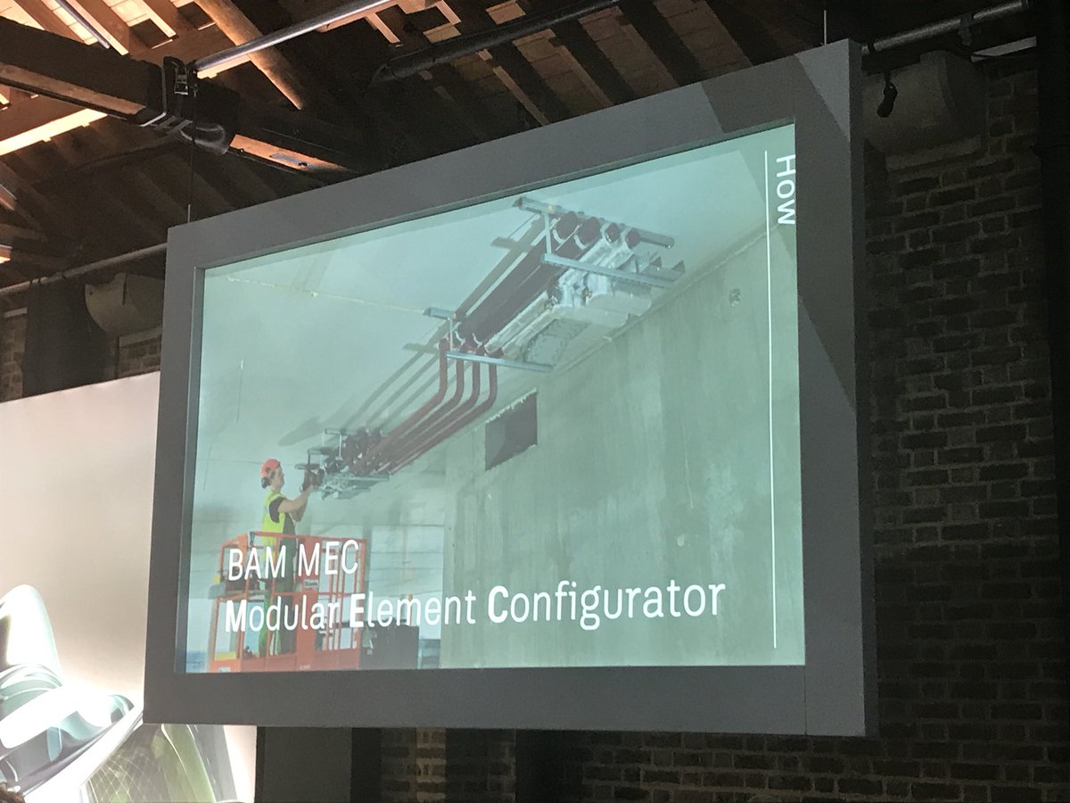 Royal BAM Group NV at #AULondon discussing #modularconstruction and the #circulareconomy. Insight into their use of Forge within their modular workflows