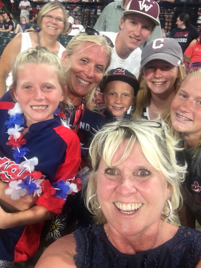 Fun at the @Indians game