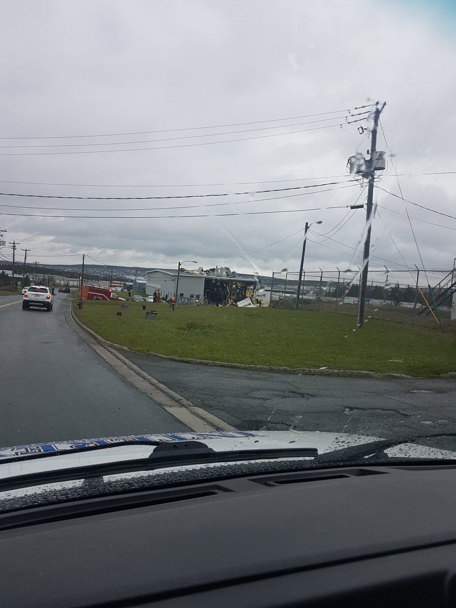 ThurmanLoder's tweet photo. Industrial explosion at the trimac bldg. In Donavans Industrial park this morning.  Hope everyone is ok. https://t.co/A2XwnuEUBr