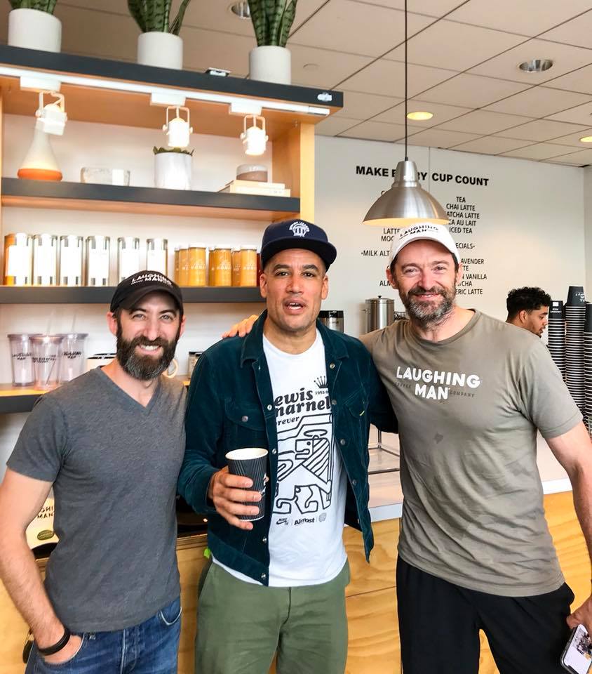 HughJackMania's tweet photo. #HughJackman #LaughingManCoffee https://t.co/gMqUZMR3Di