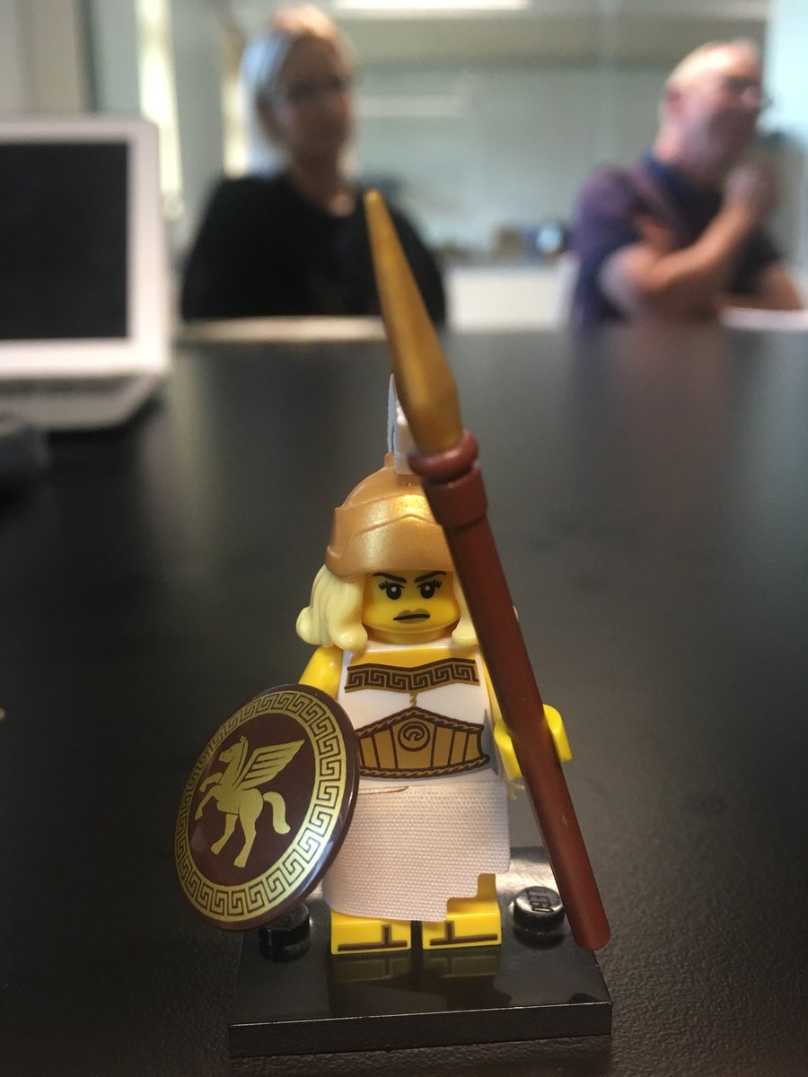 alisonwaller's tweet photo. Lego Athena! #show_roehampton https://t.co/dWea6HgM4V