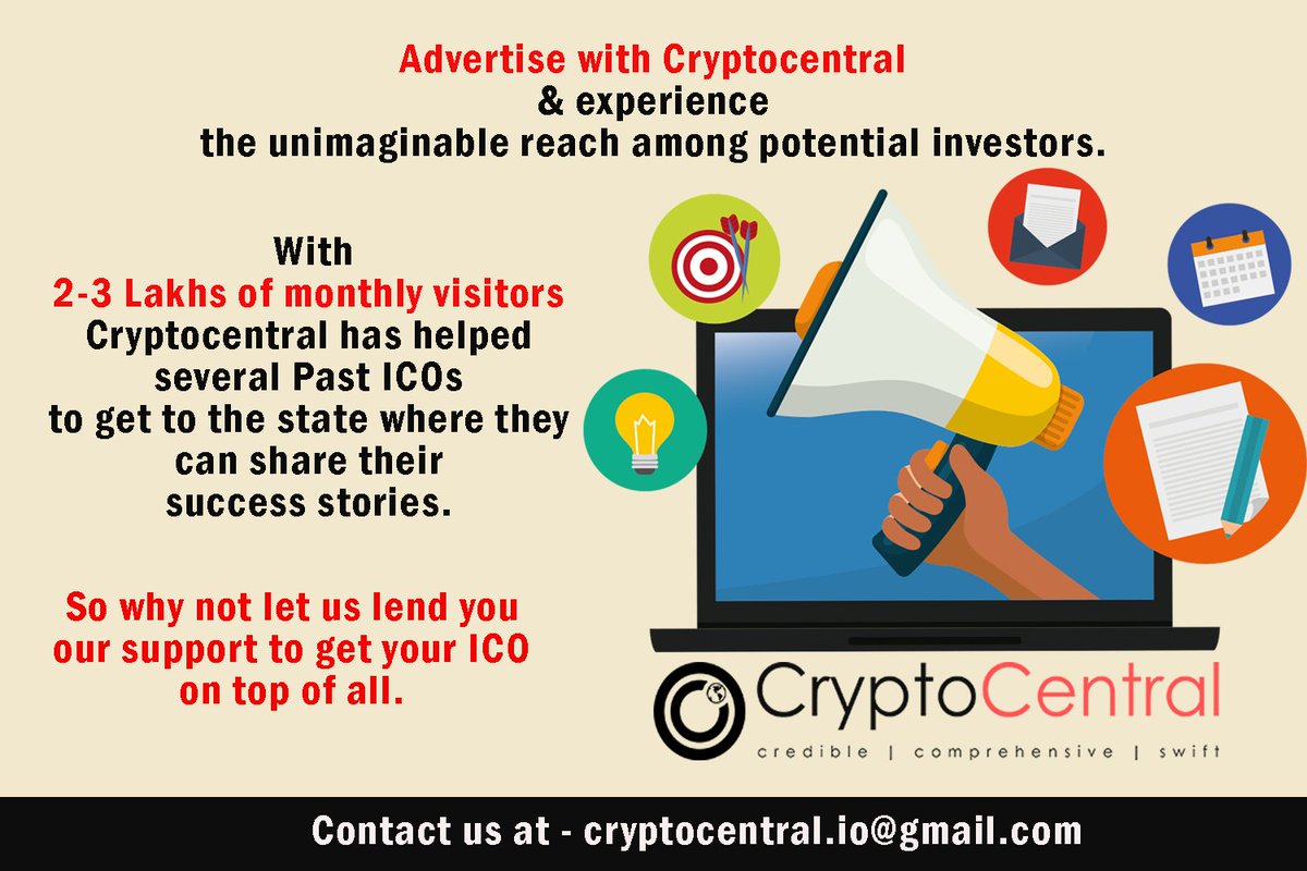 cryptocentral_i's tweet photo. Advertise with CryptoCentral .io to reach more potential investors daily.
#cryptocurrency #ico #icoadvertsiement #icogrowth #crypto #cryptocurrencies #icolist #ico #bestico #icolaunch #icohotlist #listingico https://t.co/j2NwQyAzKq
