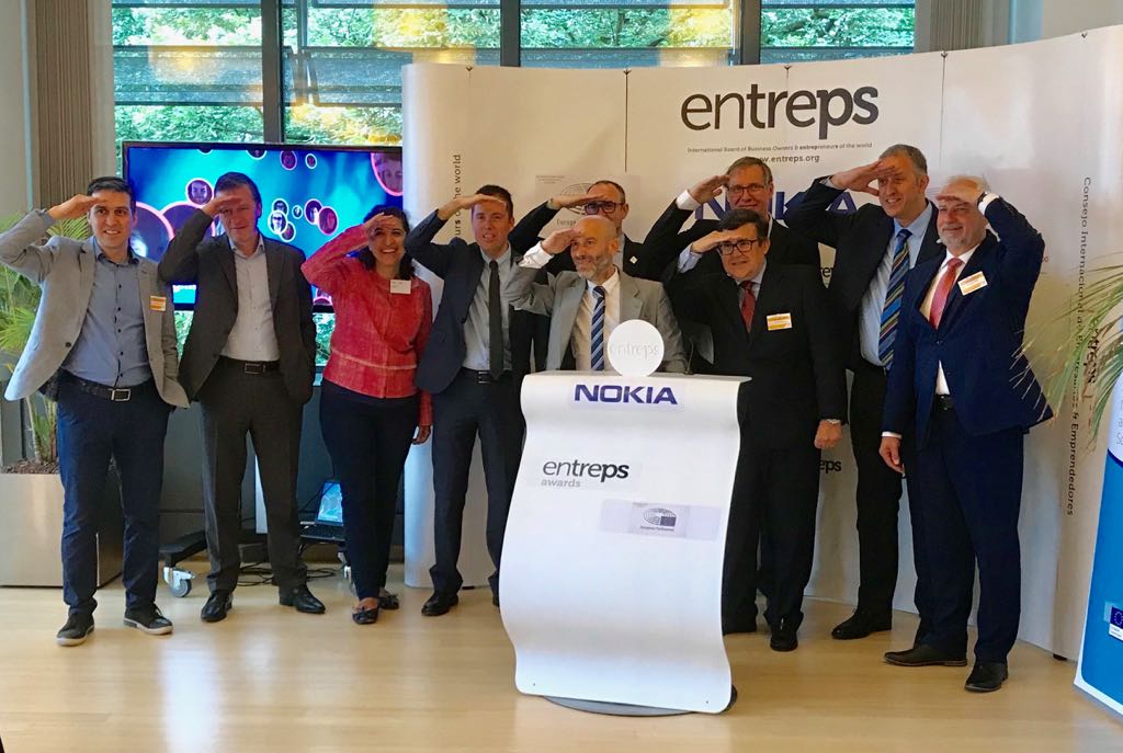 BujanFran's tweet photo. We the panellists getting ready for the session at #5Gcitizens 2018. @CARSA_Group presents Digitalization and industrial modernization @watify @DSMeu @EU_Growth and looking beyond the horizon. At the same time bilateral meetings take place enabled by the #watify team https://t.co/fkA099QnLP
