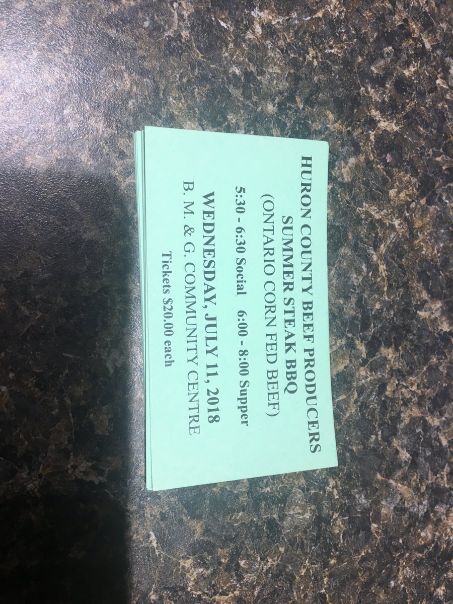kevin_mcarter's tweet photo. Get your #HCBP steak supper tickets! DM me or contact any member. @ONCornFedBeef @OntarioBeef https://t.co/og2H89d0rF