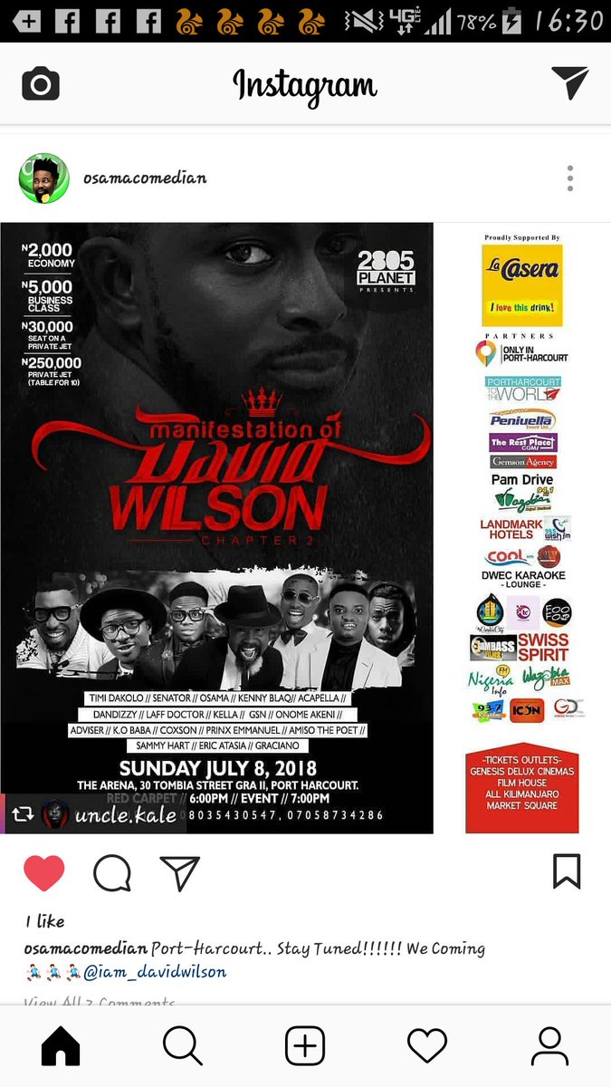 iam_davidwilson's tweet photo. Let's go!!! #TMODWChapter2 #July8 @Toomhenie @onlyinphcity @MhyzSintia @TWEETEST_BOI @The22_0spot @beekayffg @timidakolo @Osamacomedian @chimdyke @PastorTariTalks @mixkingab @Hello_PHC @ernestadejumo @olakunlesoriyan @IdahosaLaurie @Nickaiah @yawazobiafm @senyida https://t.co/4lTEXSYGvX