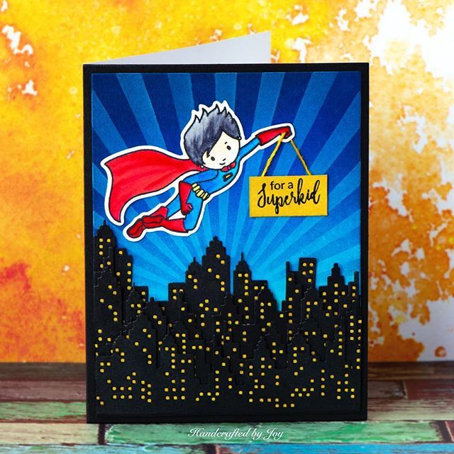 Today I made a card for the current challenge @themaleroomcraftchallenge, cards for little boys, I used the Superboy stamp and die set by @craftangles, the cityscape die by @mamaelephant and the sunrise radiating rays stencil by @mftstamps. For the proce… ift.tt/2lgPMfA