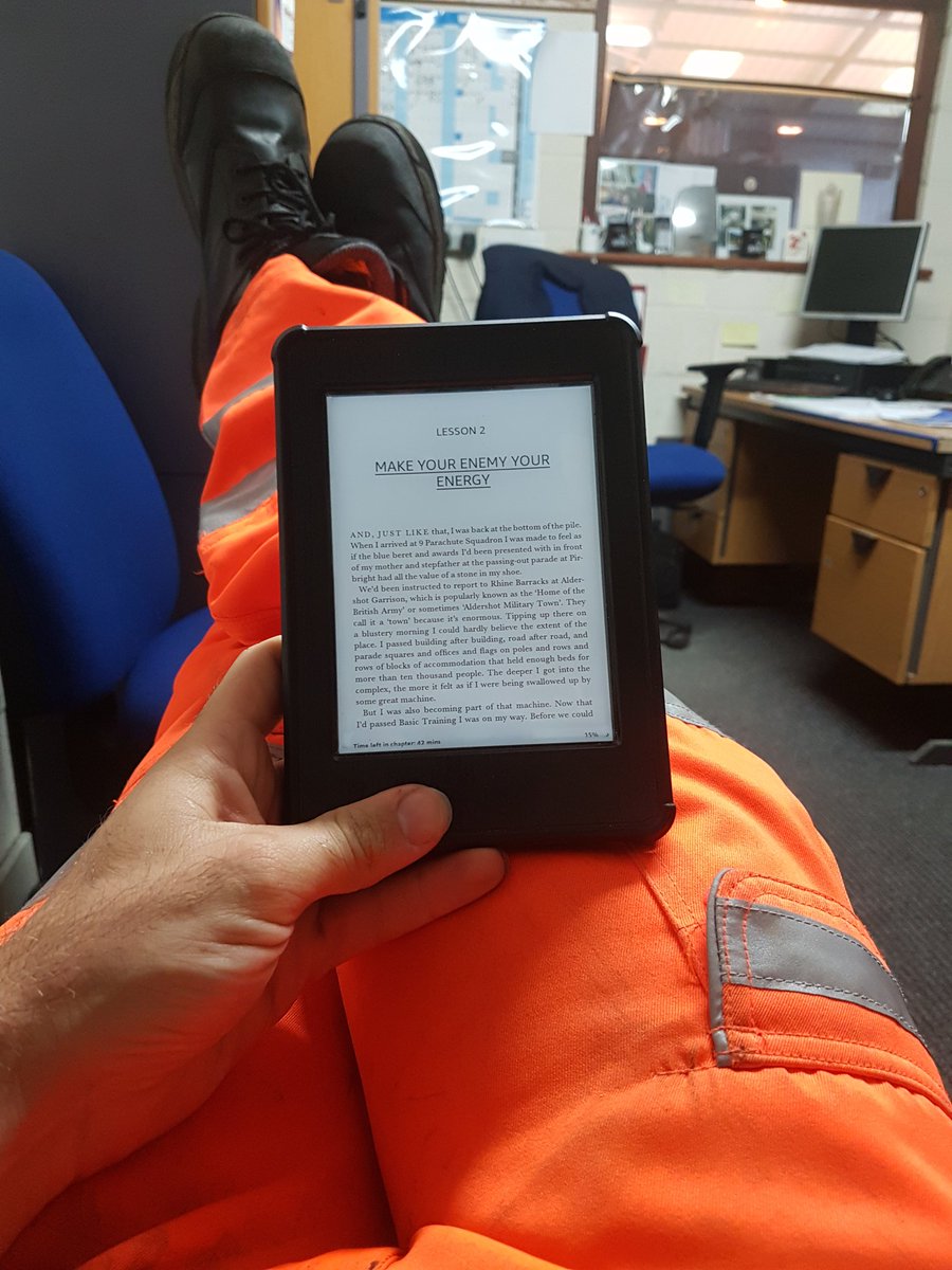 Sneaky afternoon timeout (all in the cause of bettering myself! ;) )...

Thanks <a href="/antmiddleton/">Ant Middleton</a>, just started but hooked already.