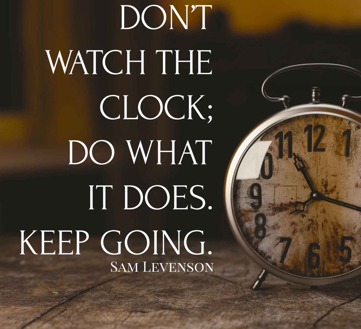 UQHRealEstate's tweet photo. Don't Watch The Clock, Do What It Does. Keep Going.
#Keepgoing
#Clock
#realestate
#uniquequickhomes https://t.co/q1EhREiGrj