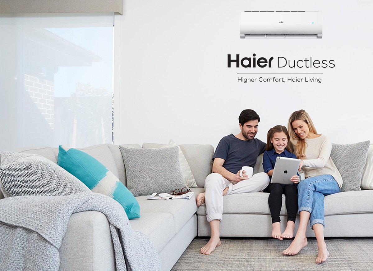 Haier Ductless, simplement confortable. 
#tti #tticlimatisation #Haier #distributeur #confort #styledevie