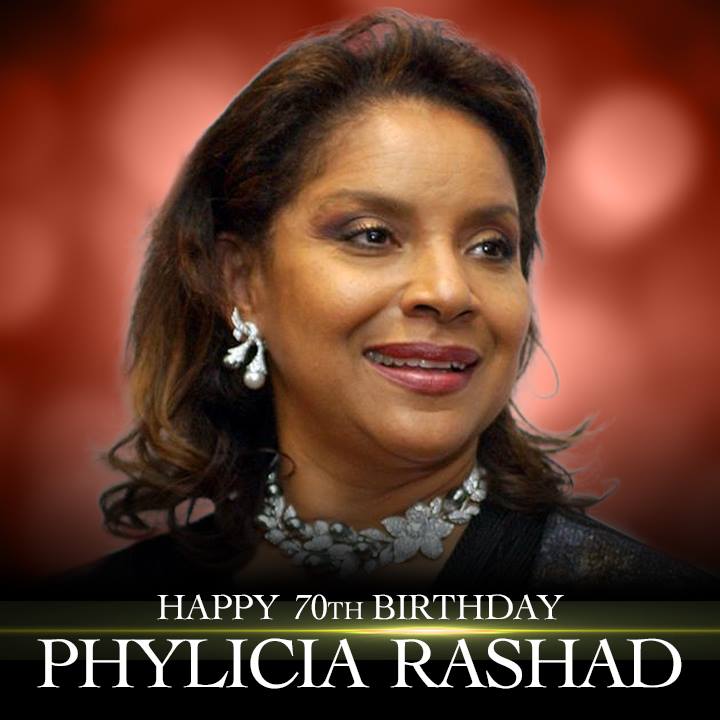 Happy birthday to Phylicia Rashad. She turns 70 years old today! 