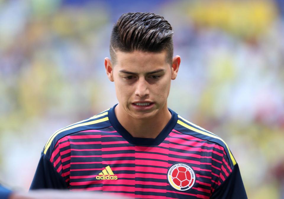REVEALED: The reason why Colombian superstar James Rodriguez is NOT playing...