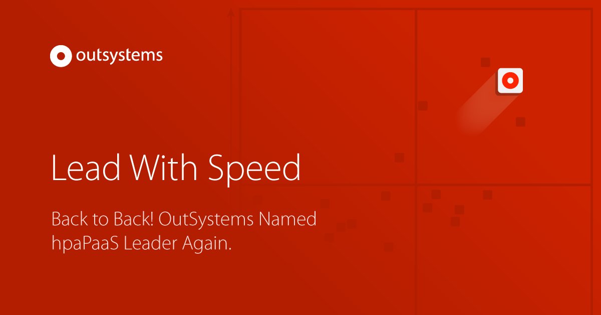 Solving #IT’s biggest challenges: New <a href="/Gartner_inc/">Gartner</a> #hpapaas Report highlights how high-productivity platforms address speed and scale - and we’re one of the leaders! Read the report: bit.ly/2MxwTBM #LowCode