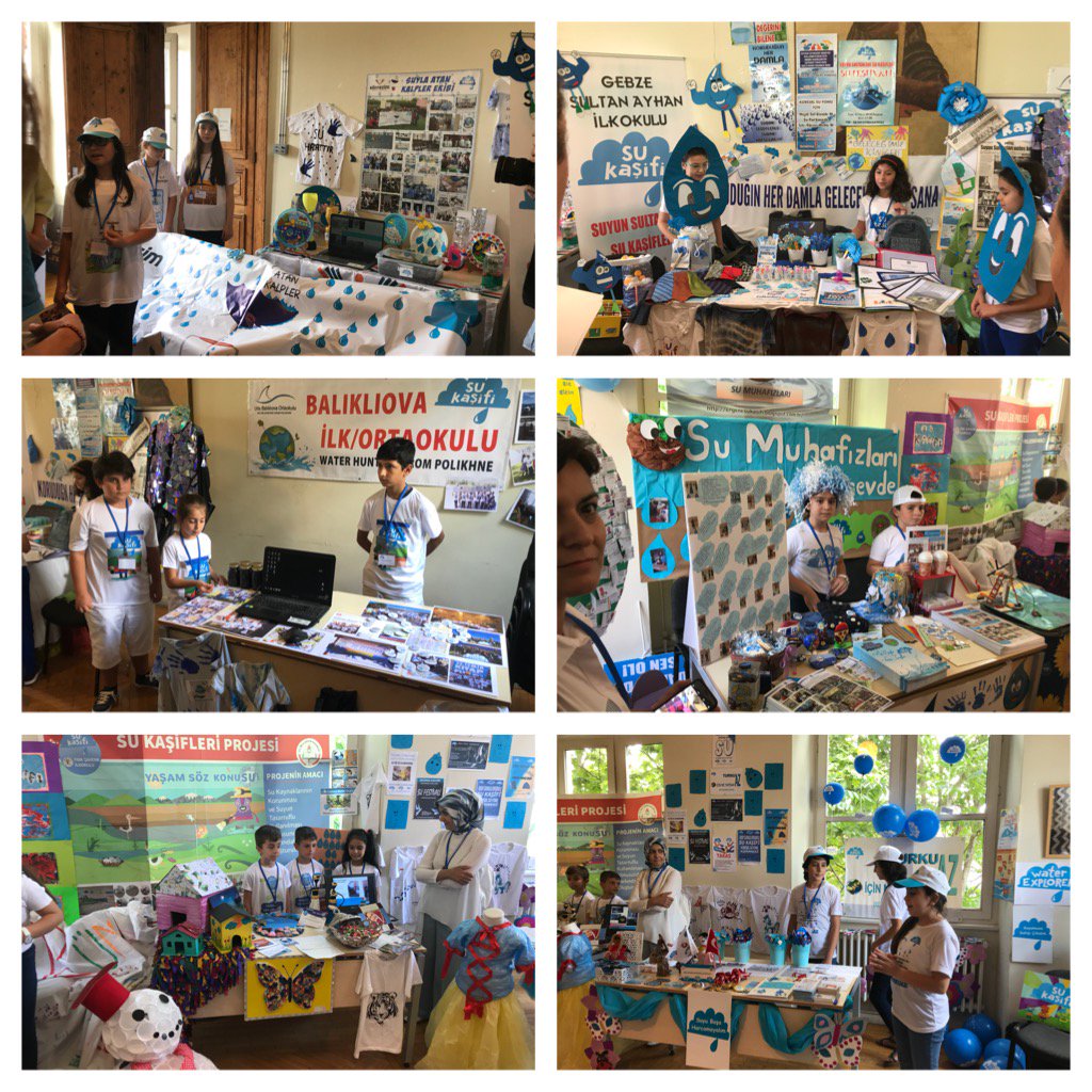 Ülke Finali Etkinliği'nde jüri üyeleri ekiplerimizin stantlarını ziyaret ederek çalışmaları ile ilgili bilgi aldı.