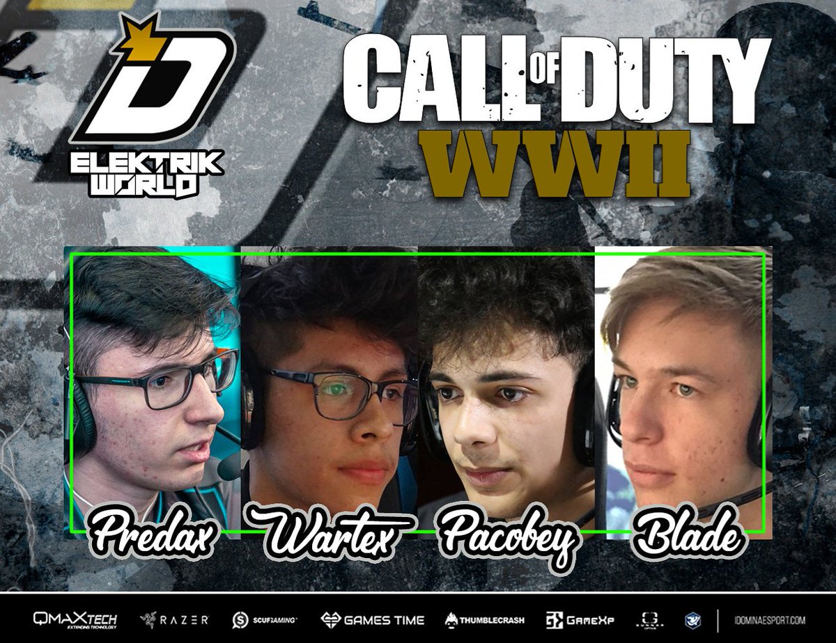 iDominaEsports's tweet photo. Guess who's back?! Introducing our new CoD roster! 

@NPredax 
@Waartex
@Pacobeyy 
#Blade

Our #RoadToChamps begins now! https://t.co/FQls1er9KX