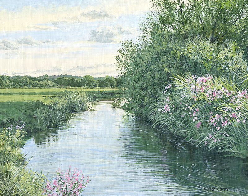 The Summer Exhibition opens in the gallery on Thursday 21st June. Up River looks at the riverscapes that meander across the countryside, down to the sea and is part of #riverstourfestival #SuffolkDay2018 #wooltowns #claresuffolk