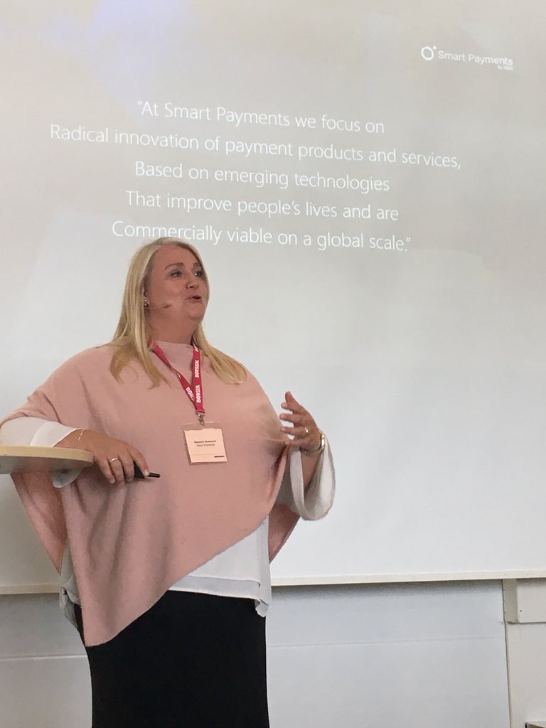 SmartpaymentsDK's tweet image. Right now at Børsen FinTech, CEO @susanne.bronnum speaking about How we try to innovate and improve People’s lives developing emerging Payment solutions. #innovation #fintech #futurepayments