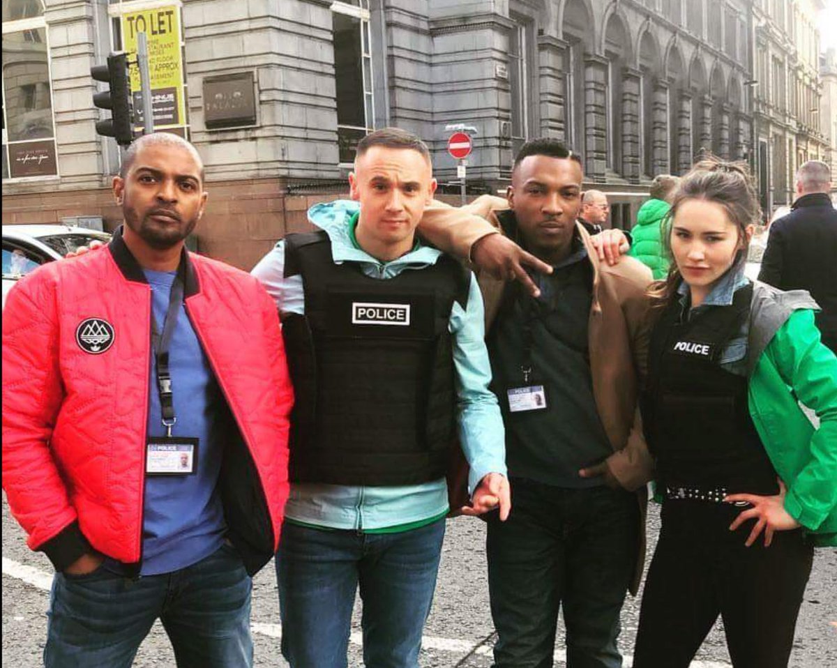 FilmLiverpool's tweet photo. We can't believe it's nearly the end for #BULLETPROOF 😱
Who's tuning in for the finale tonight at 9pm on @SkyOne?
Here's hoping to a second season in #FilmLiverpool! 😉 @NoelClarke @AshleyWalters82 @vertigofilmuk https://t.co/CGuS4p9EOB