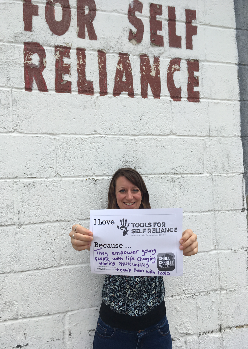 tfsr's tweet photo. #ILoveSmallCharities @SCWeek18 @tfsr
Ju: "I Love Tools for Self Reliance because they are #empowering young people with opportunities to learn a skill they will have for life"
#tools #toolsforselfreliance #Training #tradeskills https://t.co/nk8LJo5f5U