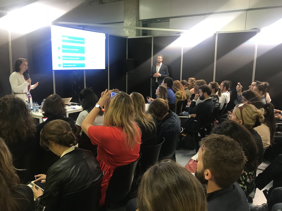 converteo's tweet photo. Début notre atelier "Comment inscrire la personnalisation on-site dans une approche data-marketing au service de l'expérience client ?" au #ConversionSummit https://t.co/SH34n4mLds