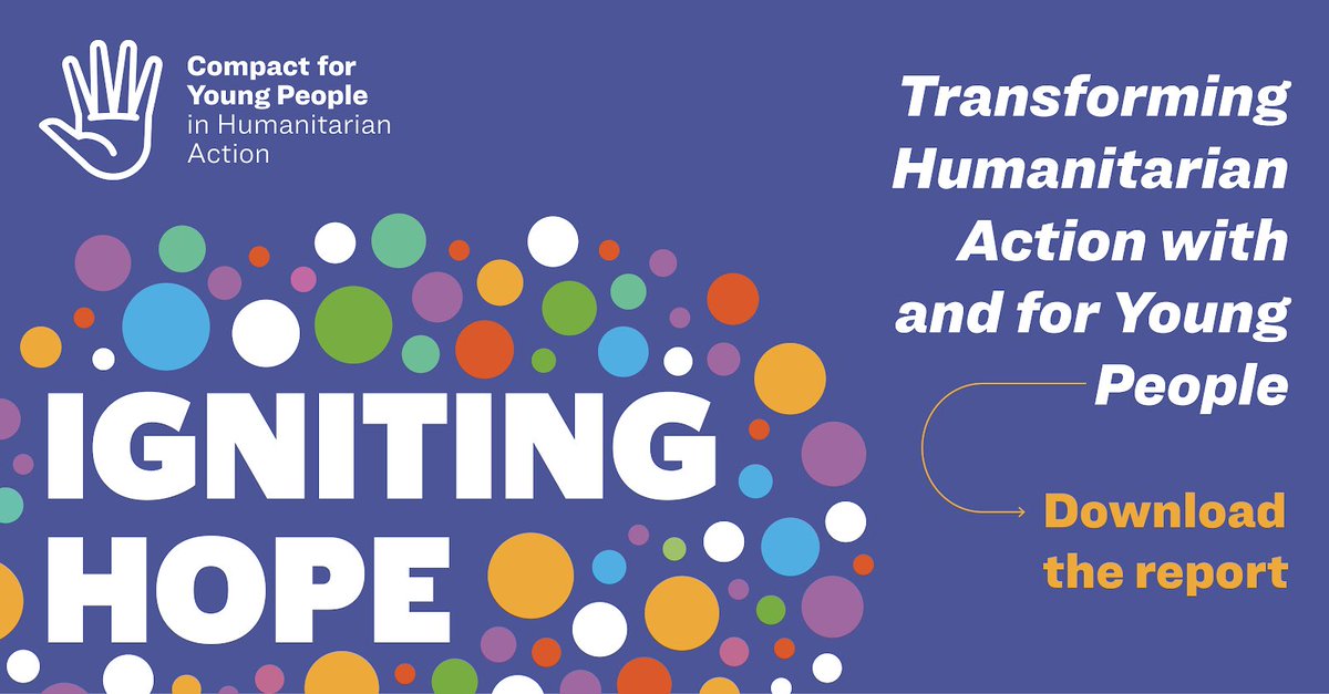 Young people must be part of the solutions to humanitarian challenges

Check out the first #YouthCompact report to see how young people are learning from early response efforts, engaging with each other and serving populations in need: bit.ly/2lfNxcz #ECOSOCHAS