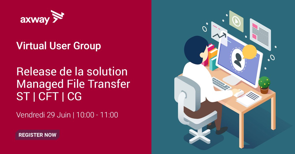 ❗️RDV le 29 Juin prochain pour échanger autour des composants du Digital MFT : bit.ly/2to7d1N
#TransformationDigitale #APIs #FileTransfer