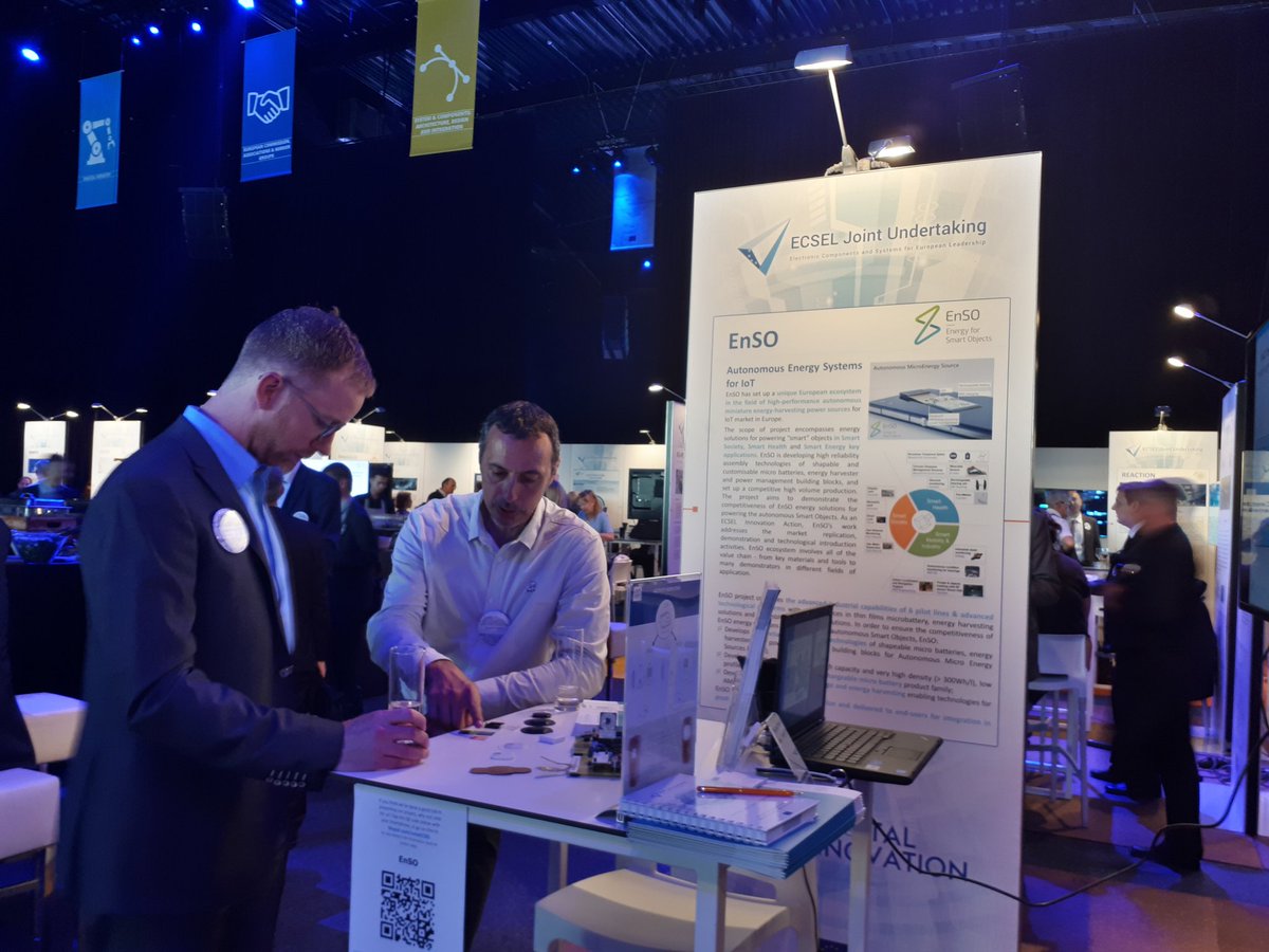 EnSO_ECSEL's tweet photo. Let's enter the best project communication! #ECSELSymposium @ECSEL_JU https://t.co/JSfJ2qZ5eO