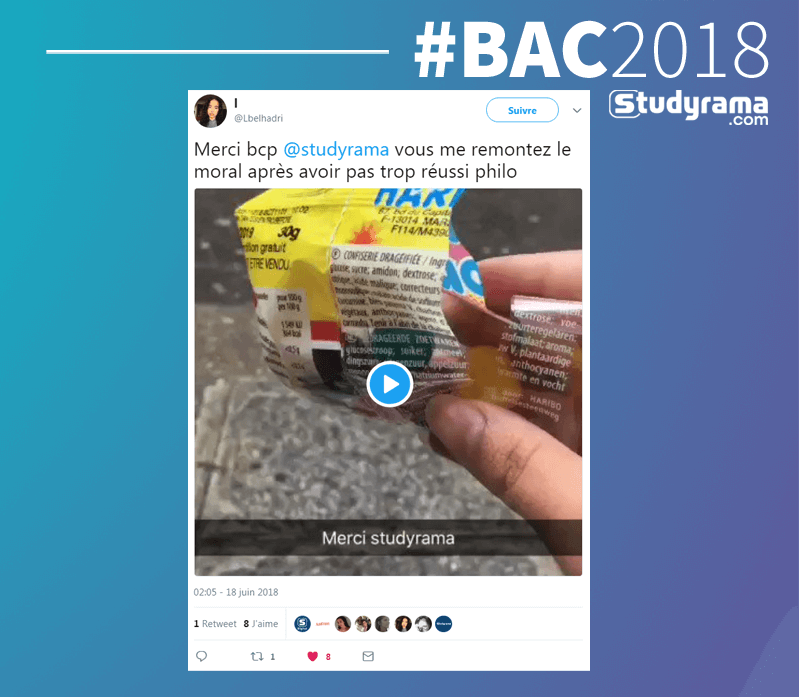StudyramaDGTL's tweet photo. [StreetMarketing #Bac2018] 
200 000 bacheliers
400 centres d'examen
Boisson, bonbons, gâteaux, goodies... tout est réuni pour aider les jeunes à reprendre des forces tout au long des épreuves. 🍬

Contactez-nous pour réserver votre place pour l'édition 2019. https://t.co/YUsTUeu5Du
