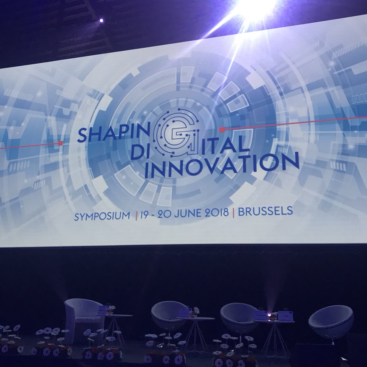 Bert De Colvenaer, Executive Director at @ECSEL_JU, opening speech at #ECSELSymposium 2018 in Brussels.