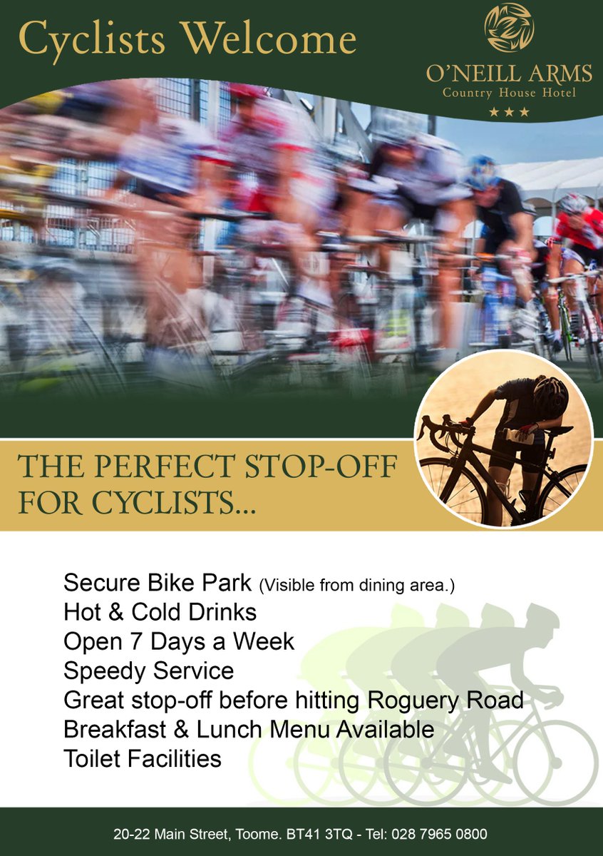 Tag your Club below... We would love to hear how we can make the hotel more welcoming to cyclists...