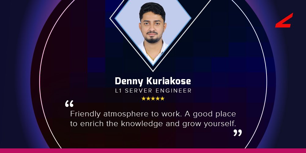 serveradm1nz's tweet image. @serveradm1nz is defined by the customer’s experience. The experience is delivered by the employees. Thank you Denny for sharing about your work experience with us.

#L1ServerEngineer #WebhostingSupport #ServerManagementCompany #ServerSupportServices