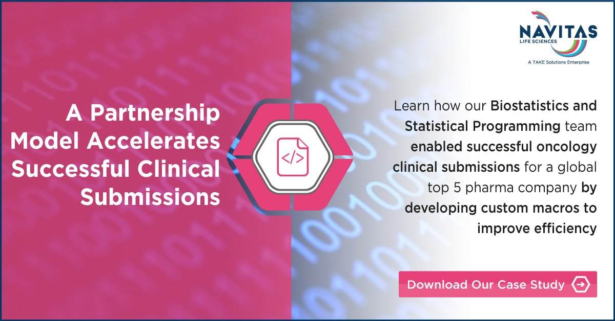 NavitasLS's tweet photo. Read how we developed a flexible and scalable model to support the Biostatistics &amp; SAS programming requirements of a top 5 global pharma https://t.co/SRjorMpoQH https://t.co/z2PzvV76fY