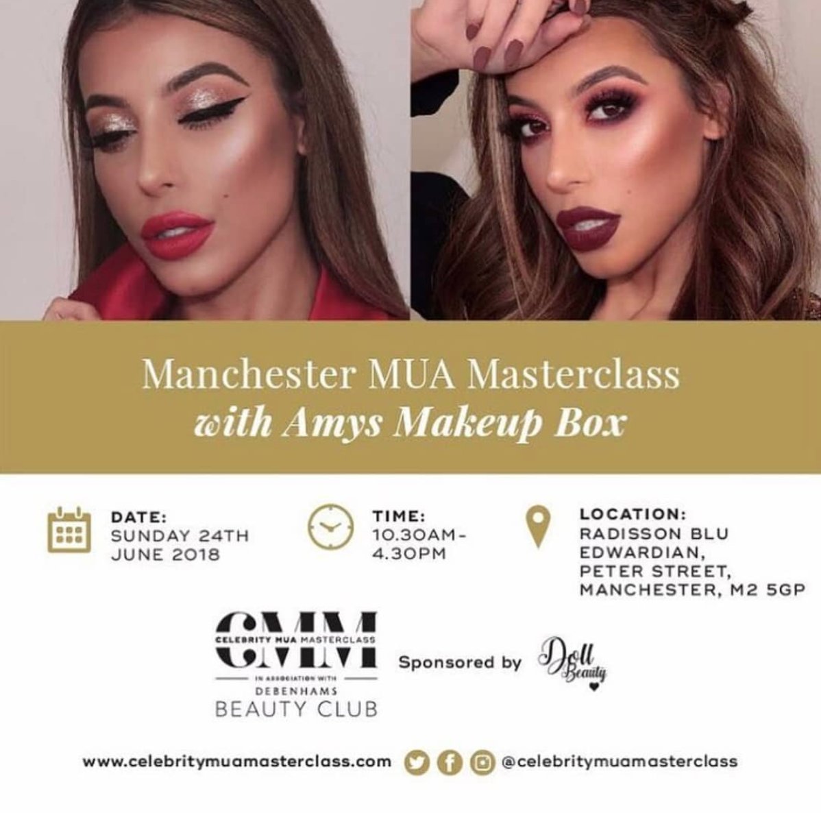 Sooooo close now! A day full of makeup tips and tricks, networking and luxe afternoon tea! #BOGOF tickets still available! 

celebritymuamasterclass.com/pages/mastercl…