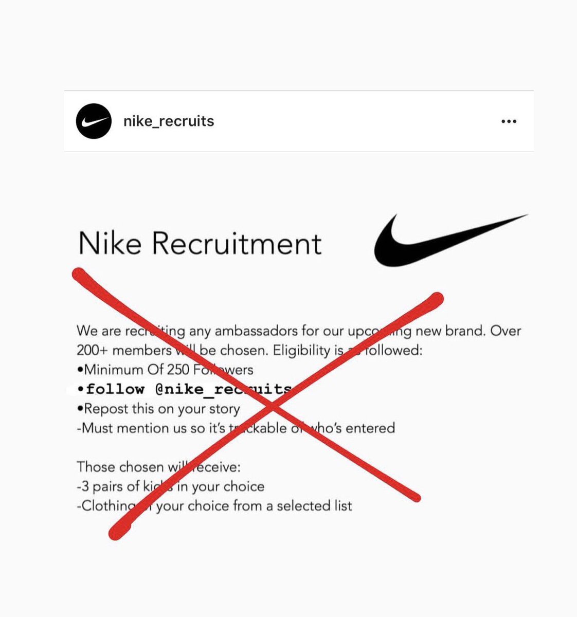 nike recruitment
