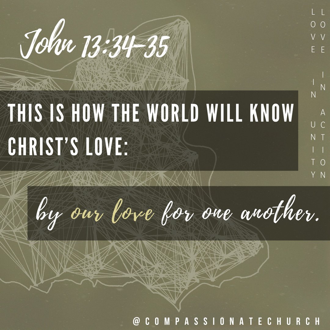 The last commandment Jesus gave before his death: love one another. Stay tuned for upcoming stories, announcements, and events >>>> #compassionatechurch #compassionatecity #myhomestc #niagara #unityindiversity