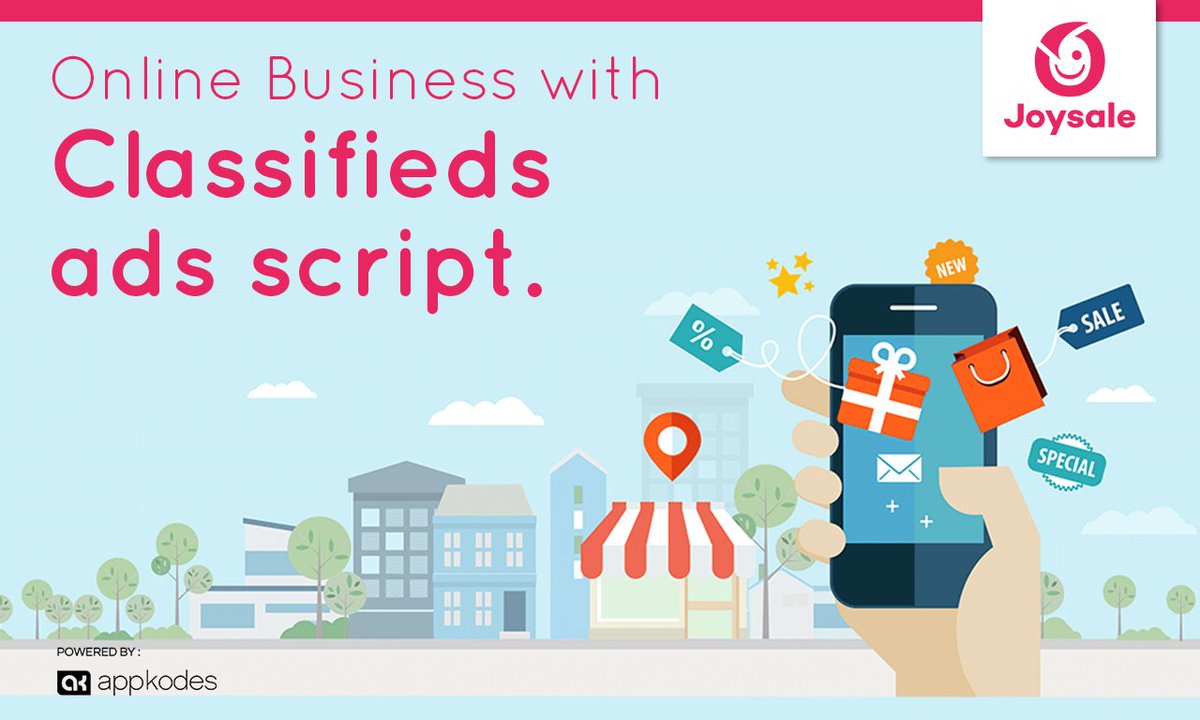 appkodes's tweet image. Joysale by Appkodes is a #ClassifiedAdsScript which helps to start your own online classifieds ads business. Appkodes Script for an online classifieds business have multiple revenue generation features and easy customization option.
goo.gl/xG7gz4
#ClassifiedsScript
