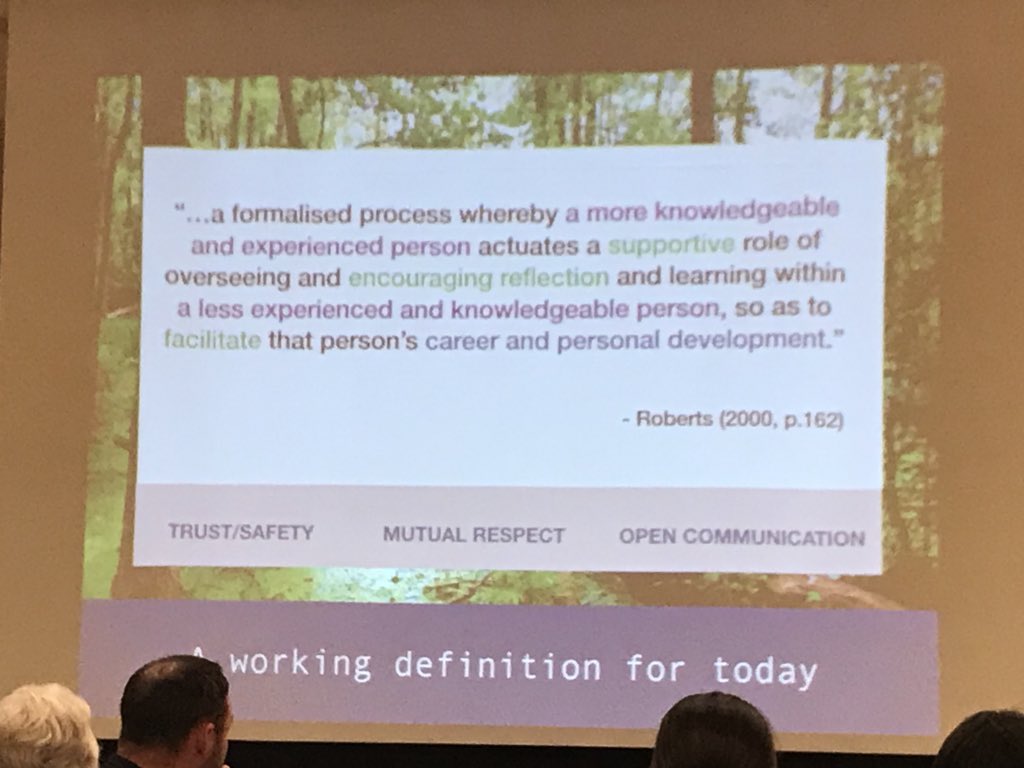 etcconsultants's tweet photo. @aj_woodburn shares thinking and stimulates reflective discussion around art and practice of mentoring in formal and informal coaching environments.#coachexcellence @CoachingEd https://t.co/adv6QUrtfN