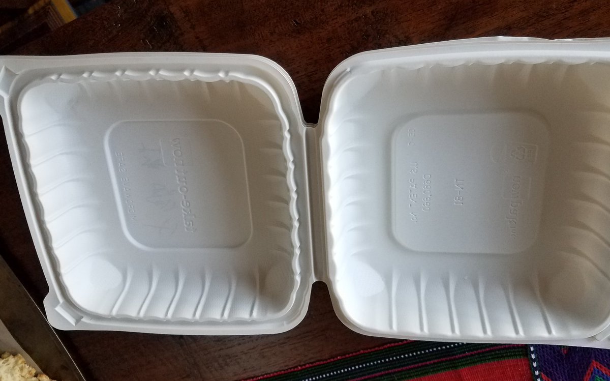 Microwavable, washable, reusable takeout containers #findingsolutions