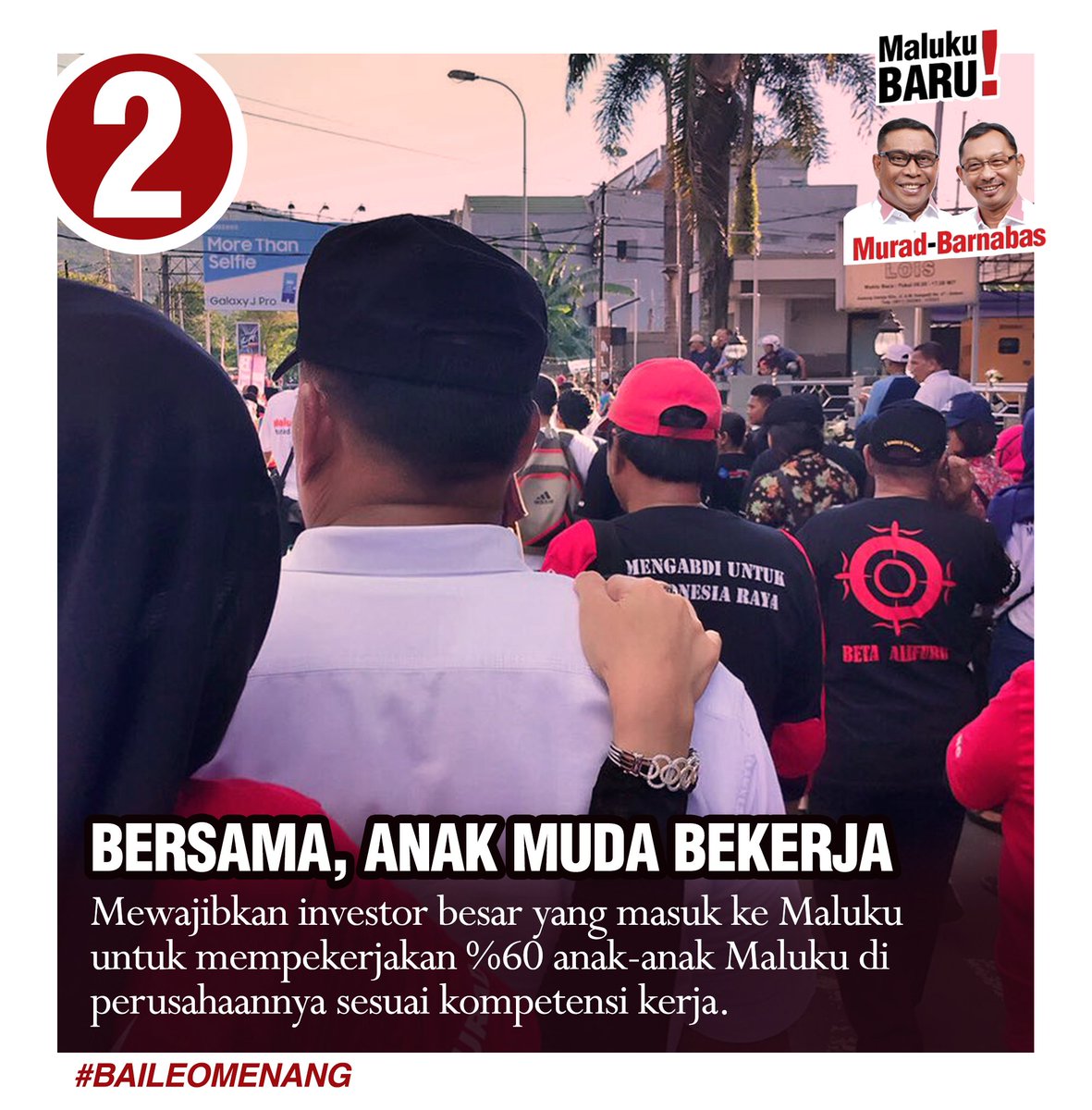 DominguzT's tweet photo. #8HariMenujuPerubahanMaluku #CoblosNomor2 #MasBroVoorMaluku @KemenDesa
@DodyAxe https://t.co/nYDhteQSRo