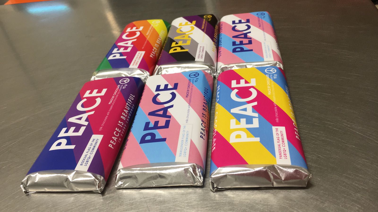 Peace By Chocolate On Twitter Our New Pride Chocolate Bars Peace