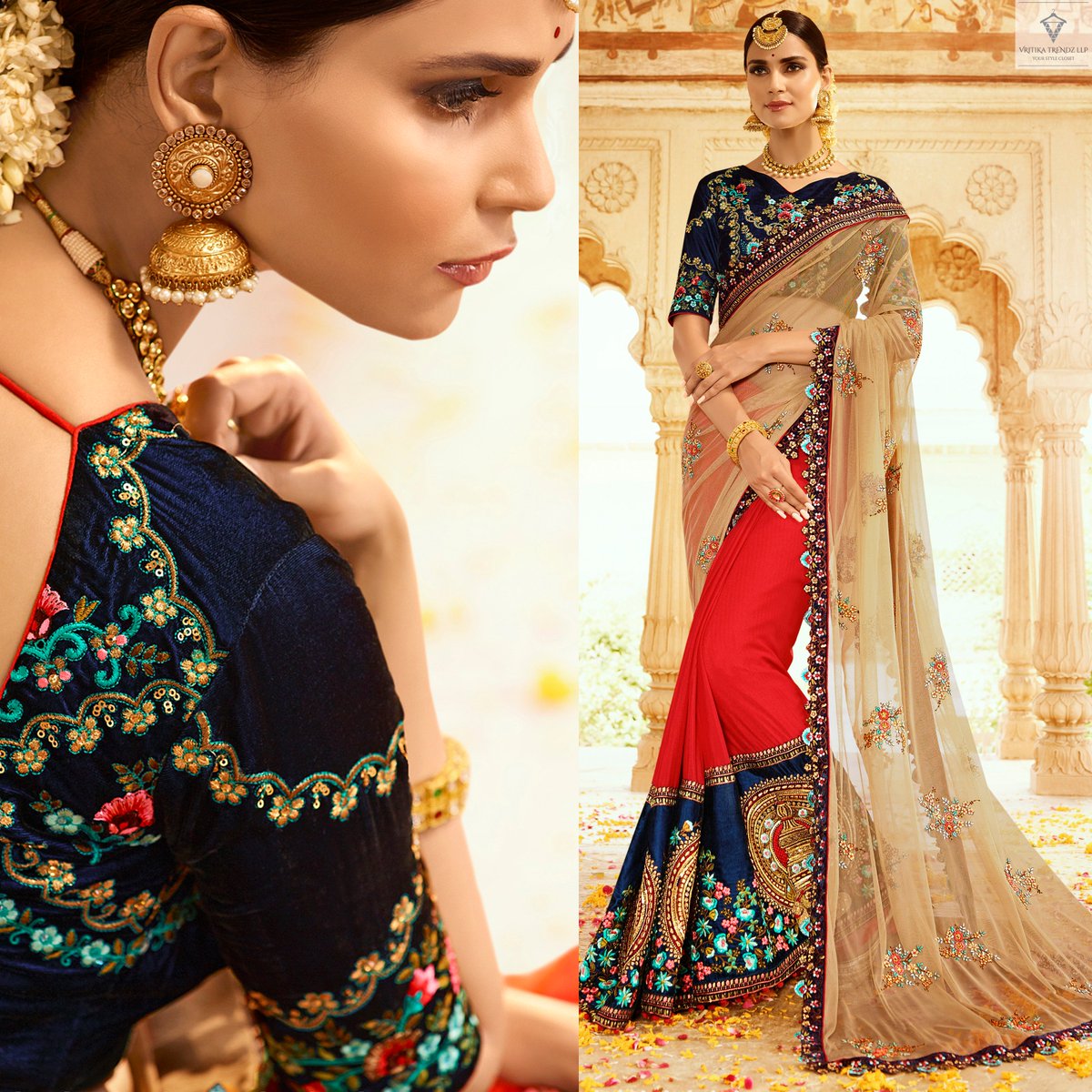 Elegant Saree with Royal Look!

😊Book your order now & Contact us for full catalog😊

Call and Whatsapp us @ +91 9375368886
#vritika #vritikatrendz #clothingbrand #saree #weddingsareeonline #ethnicsaree #traditionalsaree