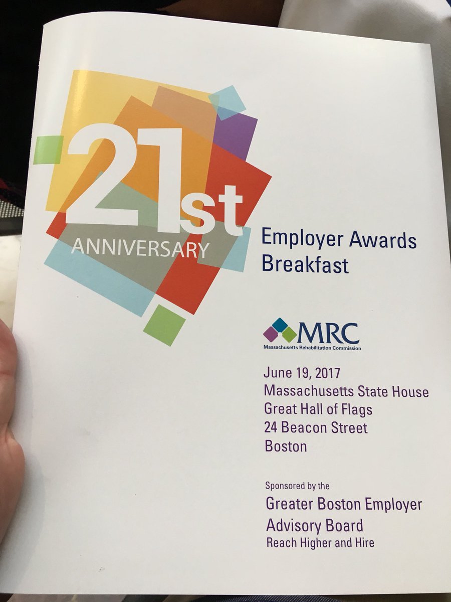 baas_will's tweet image. Proud to represent @comcastcareers as @MassRehabComm Advisory Board Member at annual employee breakfast. @comcast a proud sponsor supporting employment opportunities for persons w/disabilities.