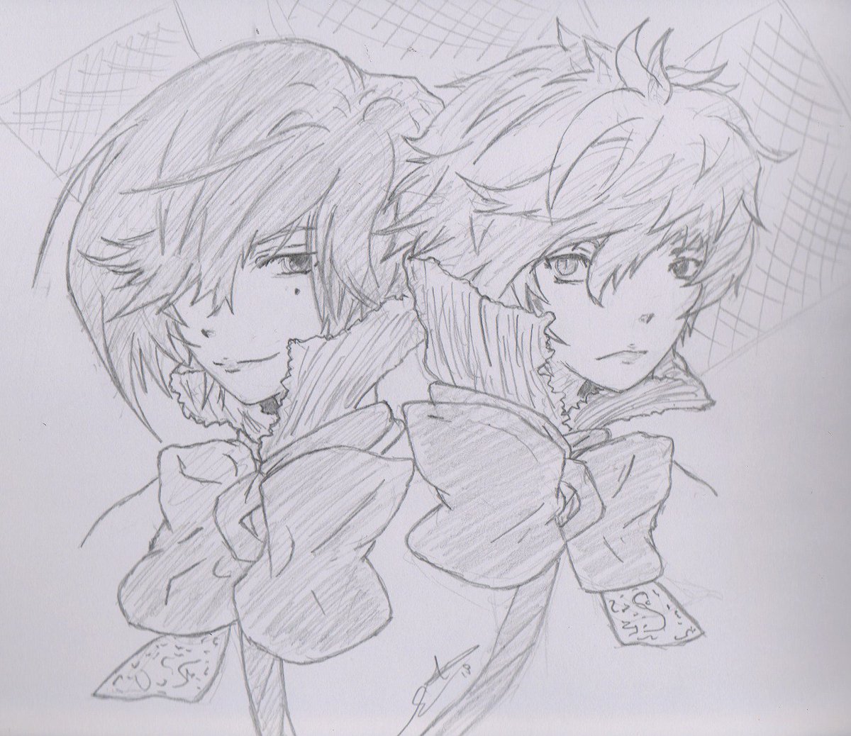 Suzanne Messy Sketch Of Rolf And Richard From 終極のdolls Rejet Fanart