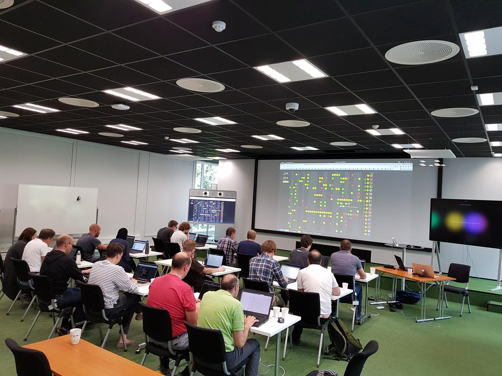 olvemaudal's tweet image. Having fun teaching a 3 day course on Modern C++ for a bunch of Cisco engineers. #lysaker #cisco #moderncpp #isocpp #cyberdojo olvemaudal.com/talks